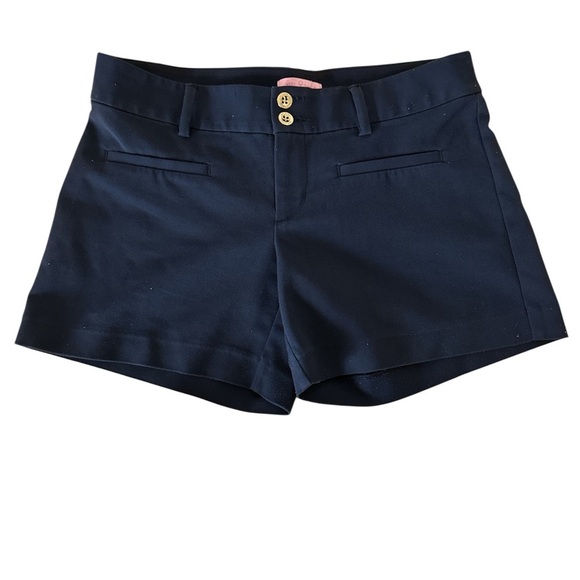Lilly Pulitzer Navy Women's Shorts, size 2 - Picture 1 of 7